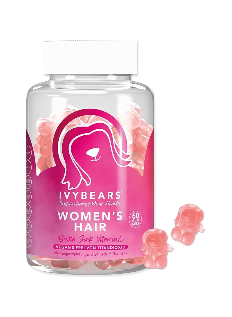 Ivy Pears Hair Vitamins for Women 60 Gelatin Tablets