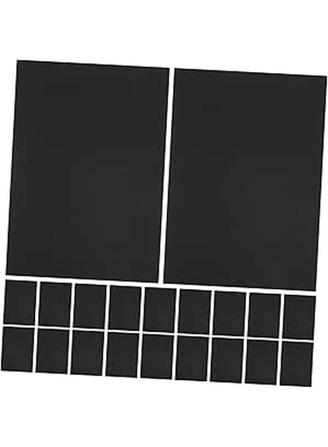 Thick Black Cardstock Paper 50 Sheets For Crafting Card Making Scrapbooking Invitations - Image 1