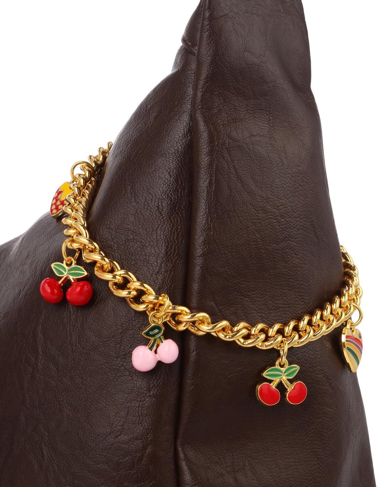 JIMYICLR Cute Bag Chain Charms for Handbag, Gold Purse Extender Chain, Wallet Chain Keychains Purse Charms for Women - Image 2