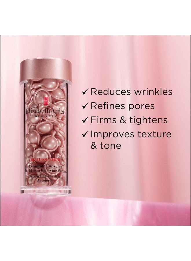 Elizabeth Arden Retinol + Hpr Ceramide Capsules, Anti-Aging Skin Renewing Serum, Skincare Gift For Women, Reduces Fine Lines & Wrinkles - Image 4