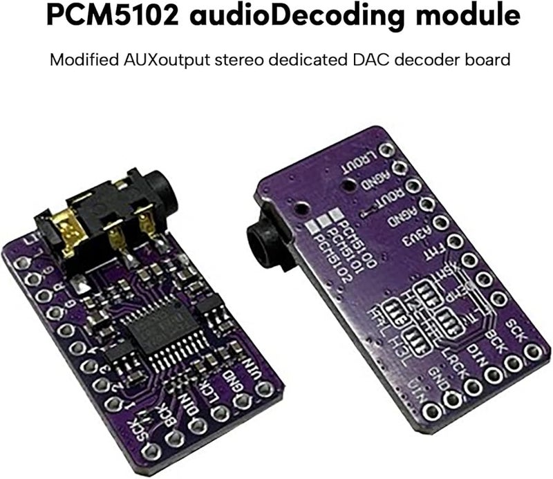 PCM5102 I2S Stereo DAC Decoder Board Module For Superior Sound Audio Projects - Image 4