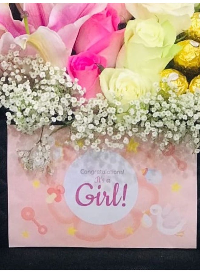 Carmel Flowers Its A Girl Bag - Image 3