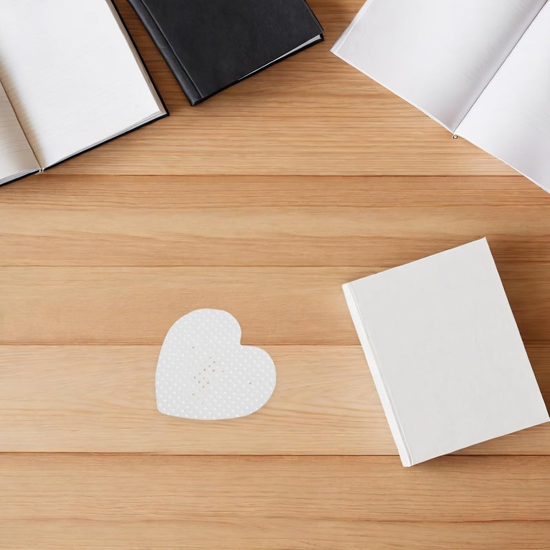 500 قطعة من مناديل الأظافر غير المرشحة على شكل قلب لإزالة طلاء الأظافر وتنظيف غراء الرموش للاستخدام في الصالون والمنزل - Image 5