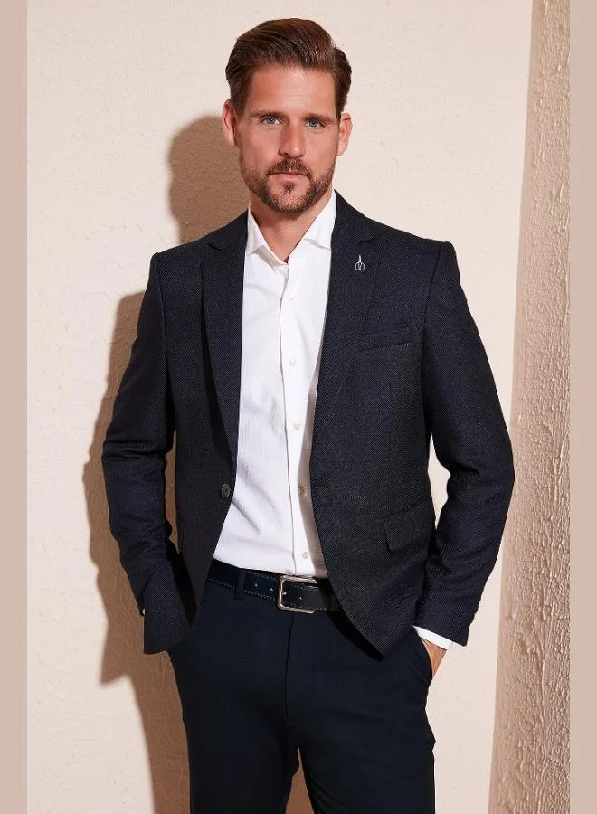 Buratti Slim Fit Single Vent Button-Down Blazer Jacket Men's JACKET 2163763