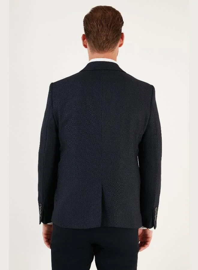 Buratti  Buratti Slim Fit Single Vent Button-Down Blazer Jacket Men's JACKET 2163763 for Men | Best Price UAE