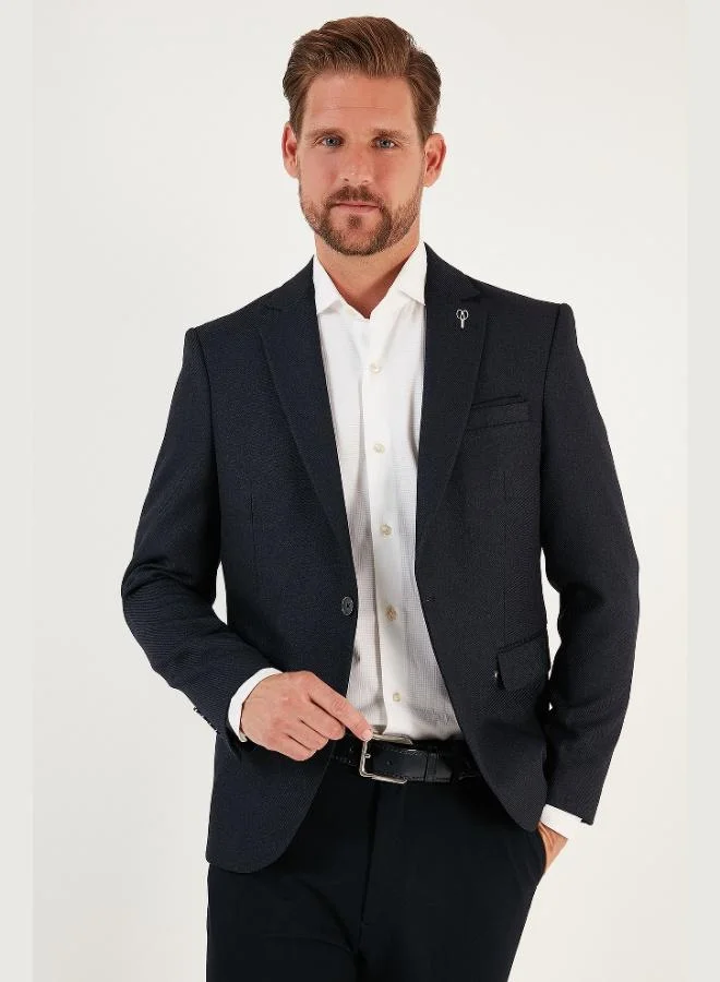 Buratti  Buratti Slim Fit Single Vent Button-Down Blazer Jacket Men's JACKET 2163763 for Men | Best Price UAE