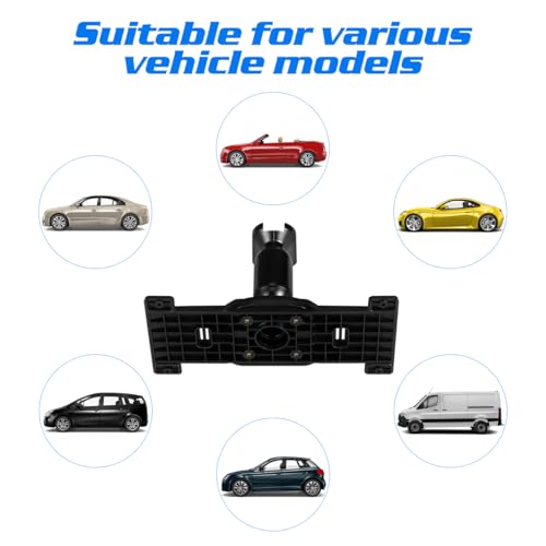 DOITOOL Rear View Mirror Back Plate Panel Dash Cam Mirror Mounting Bracket Arm Car Rear View Camera Install Kit for 5.5" - 12" Car SUV Dash Cams (Mounting Hole Diameter: 1.18inch - Image 5