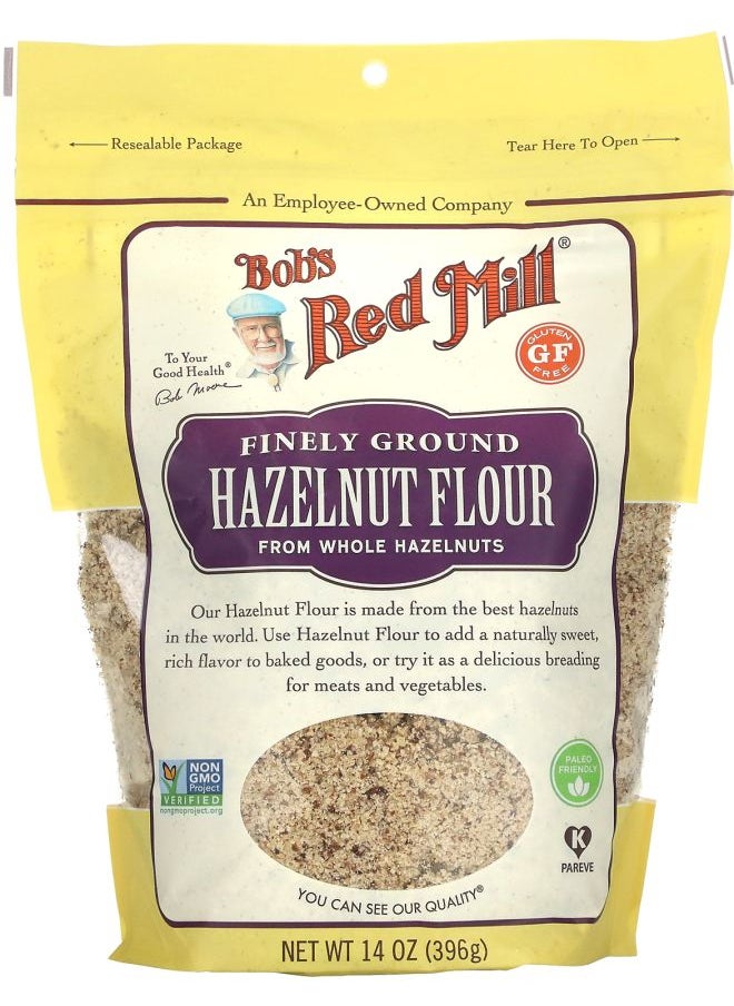 Bob's Red Mill Finely Ground Hazelnut Flour Gluten Free 14 oz (396 g) 
