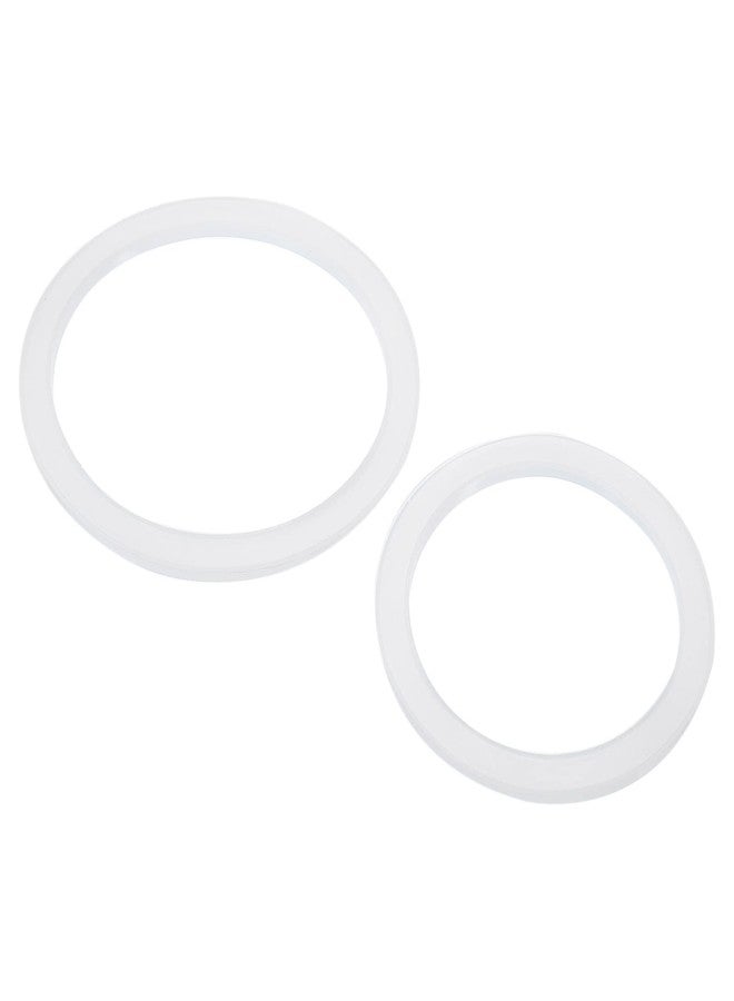 PATIKIL 70mm Regular and 86mm Wide Mouth Silicone Sealing Rings Set, 1Set/20Pack Reusable Leak-Proof Gaskets for Mason Jar Lids, Translucent - Image 1