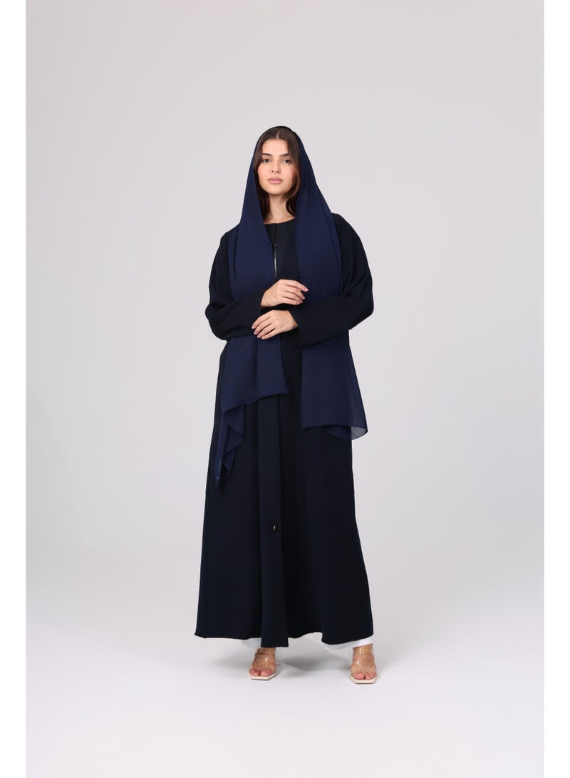 IKKXA Solid Straight Cut Abaya ABY1111 - Image 1