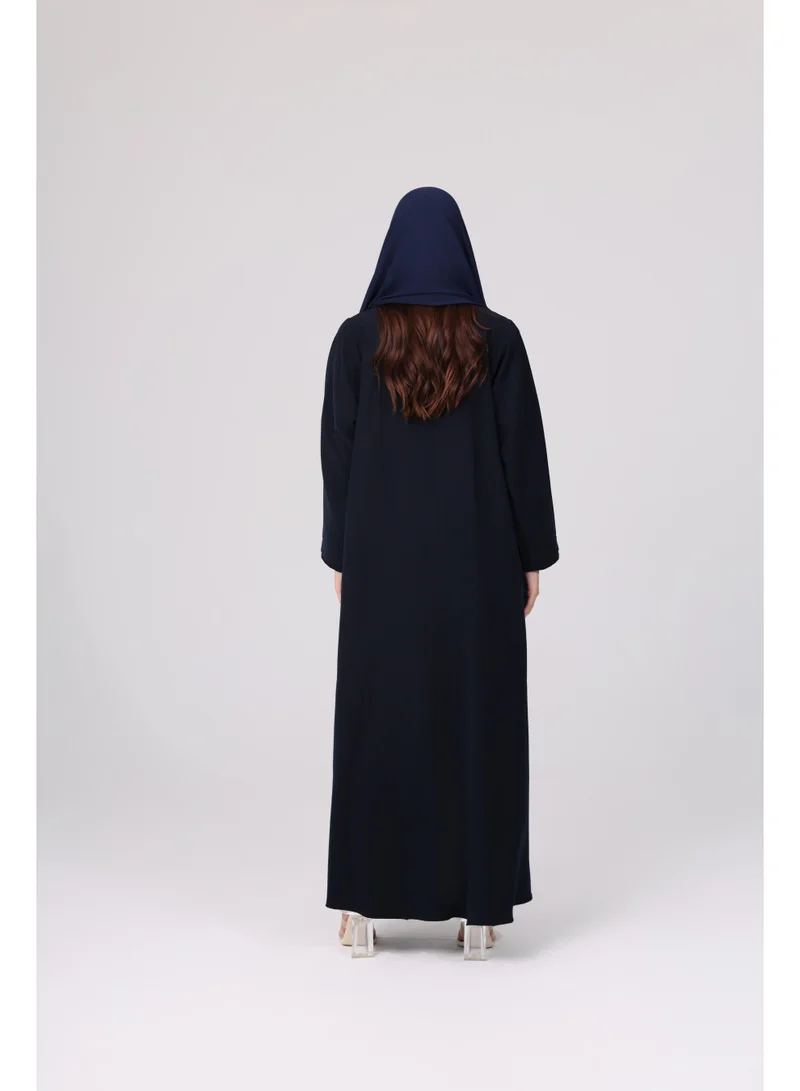 IKKXA  Solid Straight Cut Abaya ABY1111 for Women | Best Price UAE