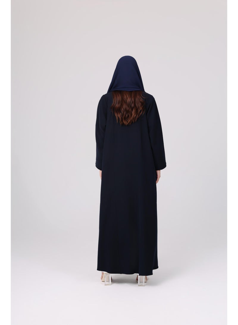 IKKXA Solid Straight Cut Abaya ABY1111 - Image 3