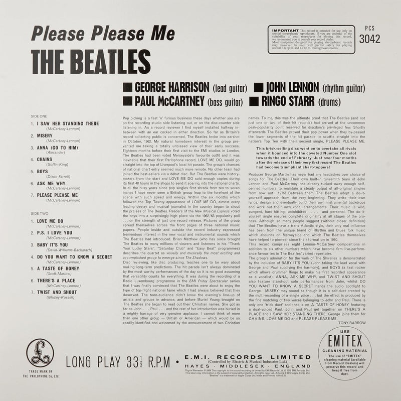 Capitol Please Please Me [LP] - Image 2
