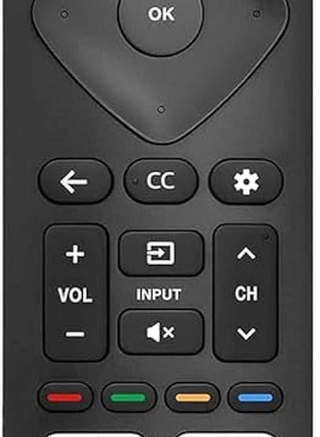 Ergonomic Replacement Remote Control for Philips TV Models F7 65PFL5766 55PFL5766 50PFL5766 43PFL5766 - Image 1