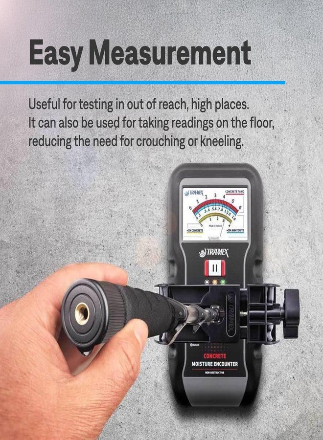 Tramex Extension Handle & Clamp for the 5-Series Moisture Encounters | Use with Our MEX5, ME5, CMEX5, CME5 & Skipper 5 Wood, Drywall, Concrete & Marine Meters Only | Adjustable Tool for Measurement - Image 4