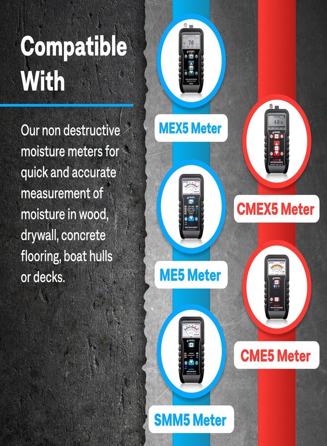 Tramex Extension Handle & Clamp for the 5-Series Moisture Encounters | Use with Our MEX5, ME5, CMEX5, CME5 & Skipper 5 Wood, Drywall, Concrete & Marine Meters Only | Adjustable Tool for Measurement - Image 3
