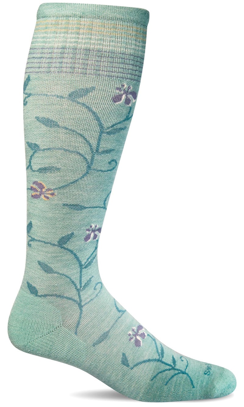 Sockwell Women's Full Sun Moderate Graduated Compression Sock Wide Calf Fit, Air - S/M - Image 1