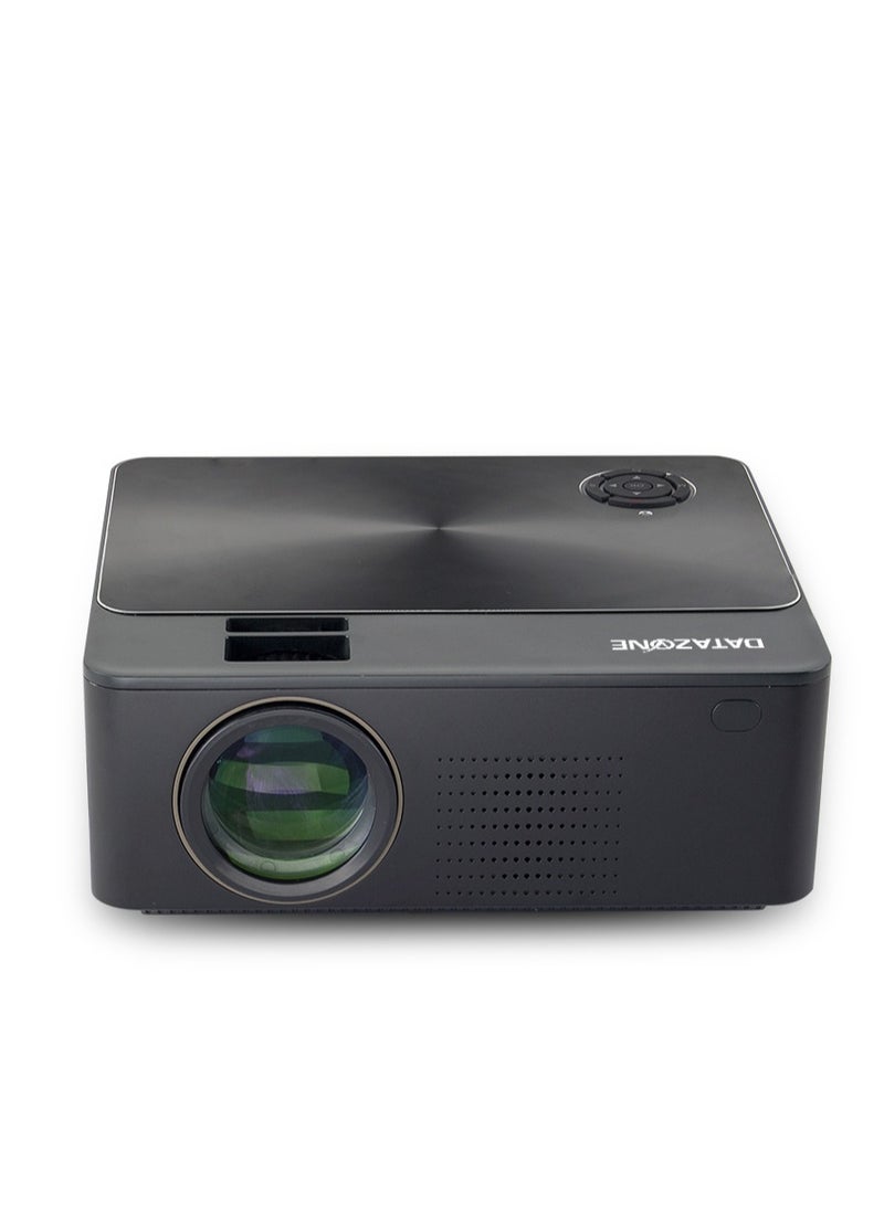 Datazone 1080P Smart Projector with Dual HDMI and Built-In Speaker – Ideal for Home, Gaming, and Presentations - Image 2