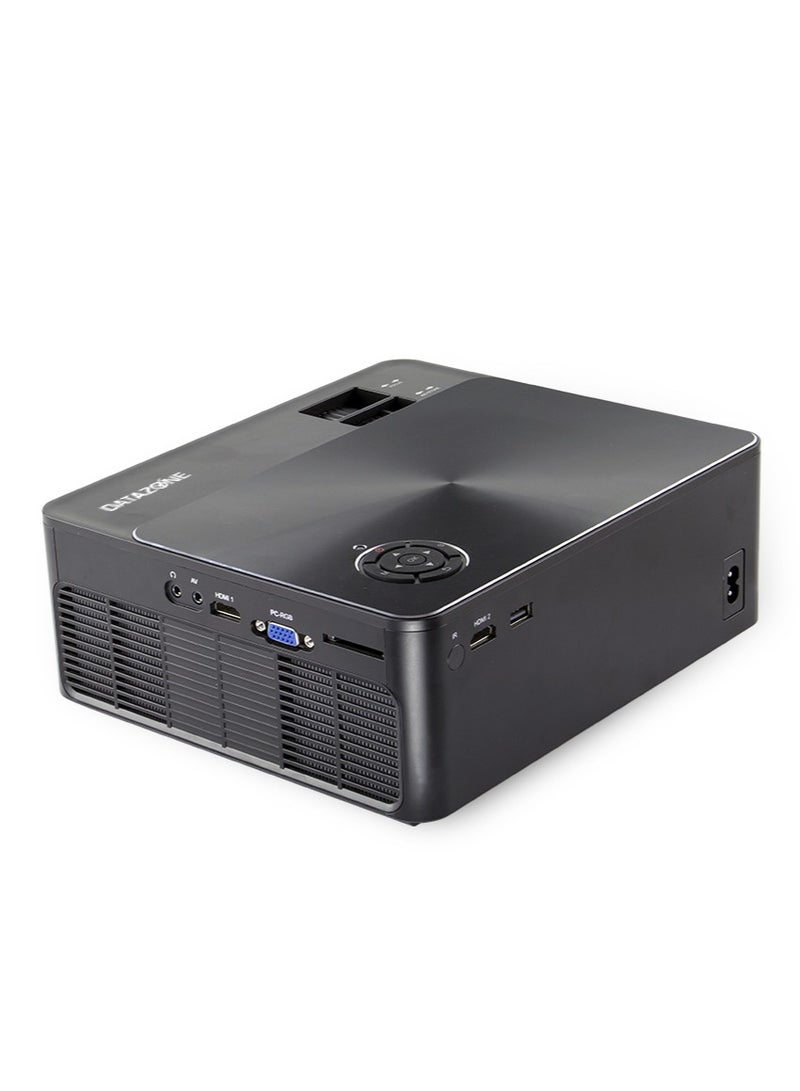 Datazone 1080P Smart Projector with Dual HDMI and Built-In Speaker – Ideal for Home, Gaming, and Presentations - Image 4