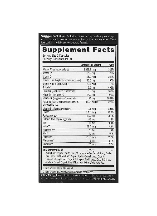 Ancient Nutrition - Ancient Nutrition, Ancient Multi, Women's, 90 Capsules - Image 1