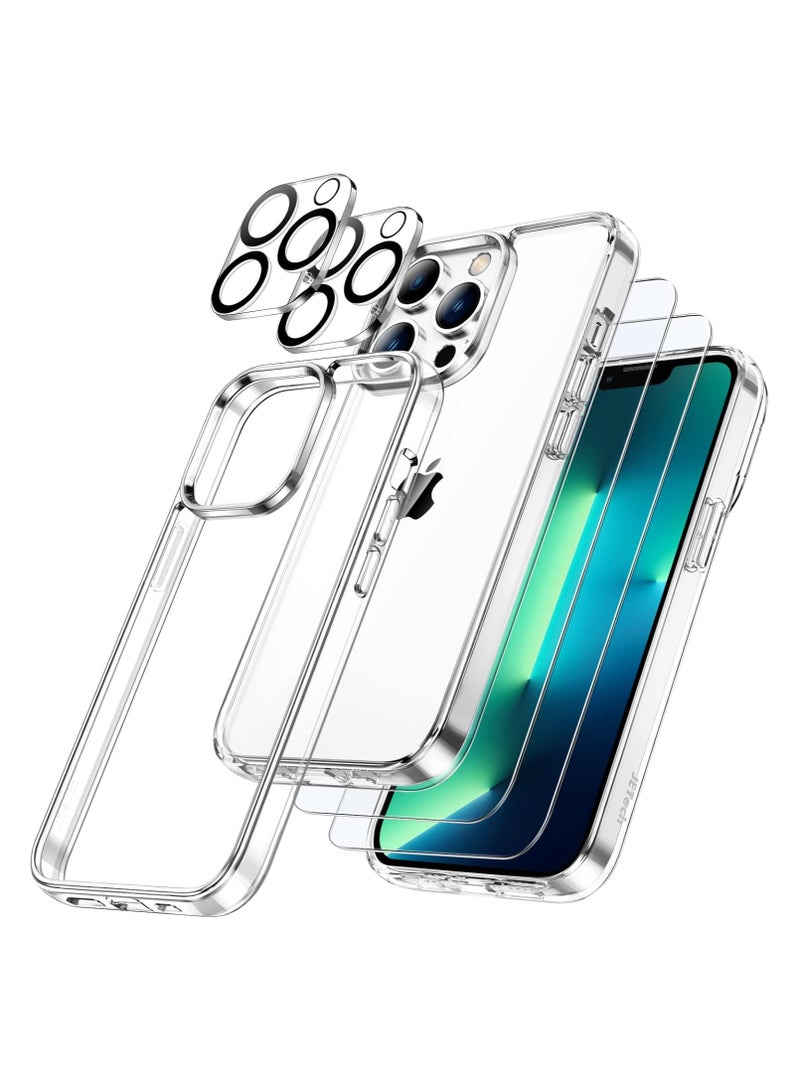 ACLIX Package 3 in 1 For iPhone 12 Pro Max, Clear Case with Screen Protector & Lens Protector, Compatible with Magsafe, High-Grade Protection & Anti-Yellowing, Magnetic Case for iPhone 12 Pro Max, Transparent - Image 1