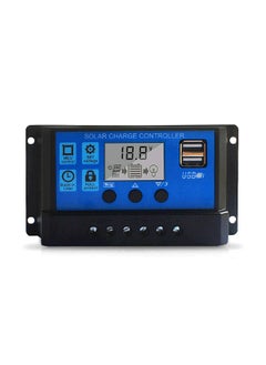 50A Solar Charge Controller, Upgraded Solar Panel USB Port Solar Panel Battery Intelligent Regulator, Multi-Function Adjustable LCD Display Street Light Controller