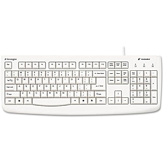 Kensington KMW64406 - لوحة مفاتيح USB قابلة للغسل PRO FIT - Image 1