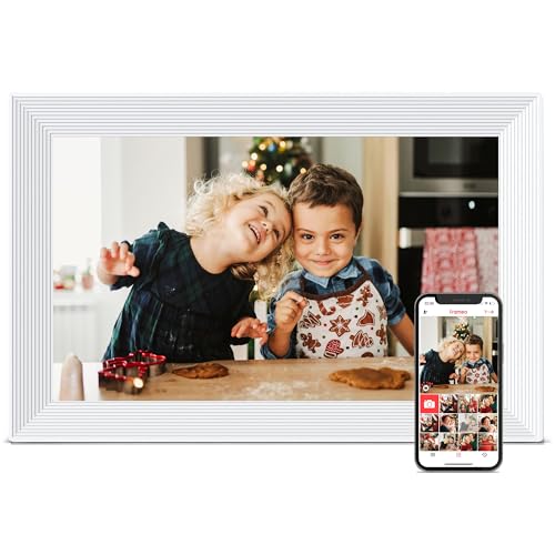 Pastigio Frameo WiFi Digital Picture Frame, Birthday Gifts for Women, 10.1 Inch 1280 * 800IPS Touch Screen Digital Photo Frame, 32GB Memory, Auto-Rotate, Share Picture Video, Birthday Gift for Mom, Dad, Wife - Image 1