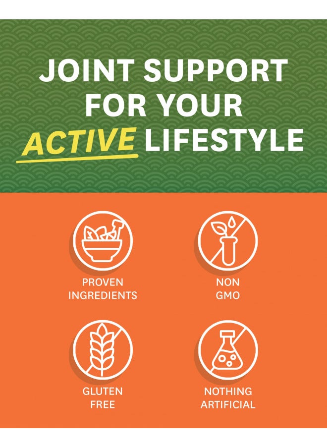 Zenwise Glucosamine Chondroitin MSM - Joint Support Supplement with Turmeric Curcumin for Hands, Back, Knee, and Joint Health, Advanced Relief for Bone and Joint Flexibility and Mobility - 180 Tablets