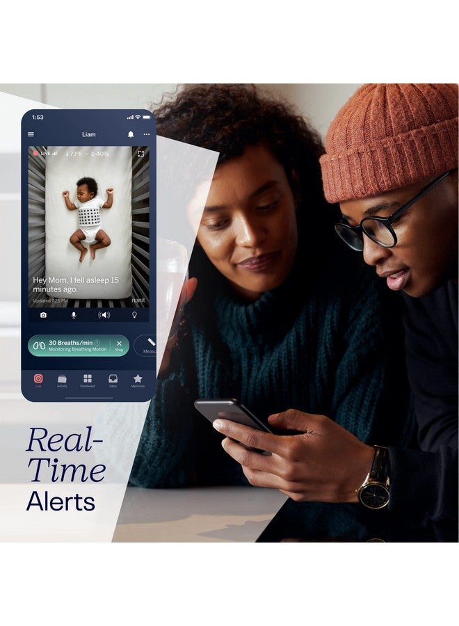 Nanit Breathing Band - Medium, Powder Blue - Image 4