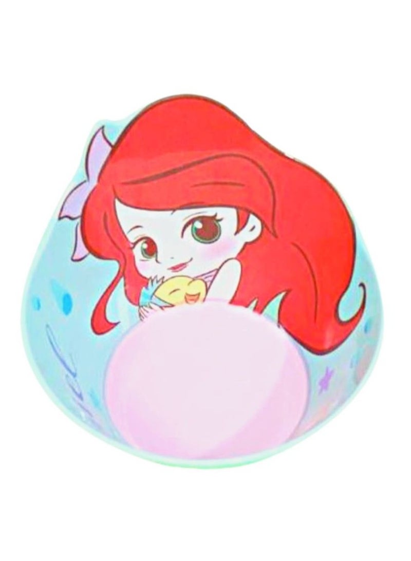 Disney Melamine Anti Shock Drop Proof Dining Bowl and Cup Set for Kids and Toddlers  perfect for cereal, snacks, juice, or milk.(Ariel) - Image 2