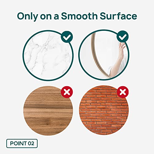 Dr.NOAH Silicone Wall Mount Toothbrush Holder | Sand Beige | Strong Suction | Easy to Remove & Reuse | Dishwasher & Microwave Safe | Bathroom Toothbrush Holder (Sand Beige) - Image 3