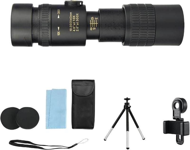 300X40 Monoculars with Tripod for Long Range High Resolution Nature Photography - Image 4