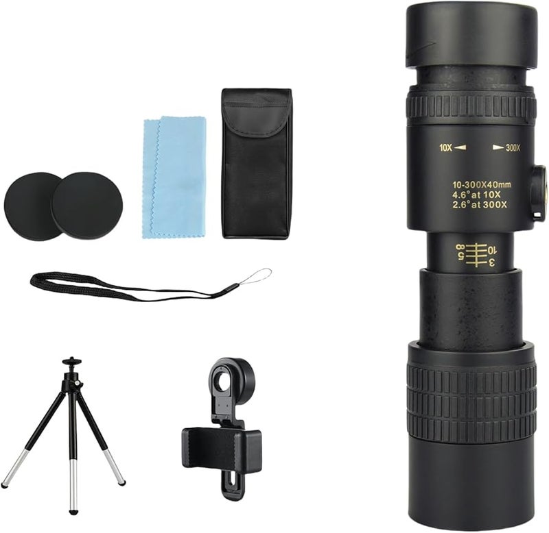 300X40 Monoculars with Tripod for Long Range High Resolution Nature Photography - Image 2