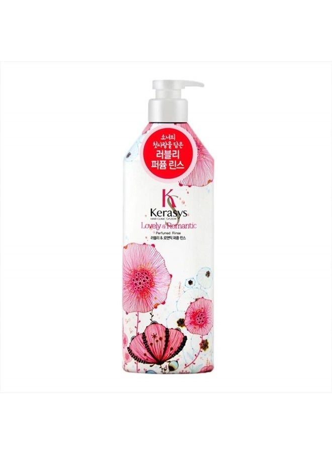 Kerasys Lovely and Romantic Perfumed Shampoo and Rinse, 600ml  - Image 3