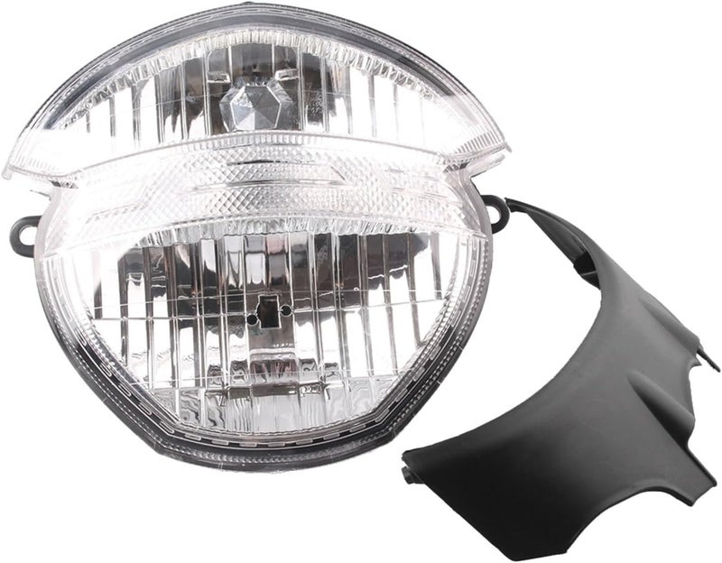 Yurefax Clear Motorcycle Front Headlight Assembly - Image 2