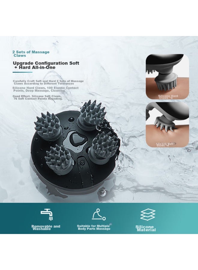 Philips Philips Smart Scalp Massage Comb, Hair Care And Scalp Nourishing Head Massager, Waterproof Shower Massage Claw, Birthday And Holiday Gift For Elders, Boyfriends, Girlfriends, 3101h Gray  - Image 5