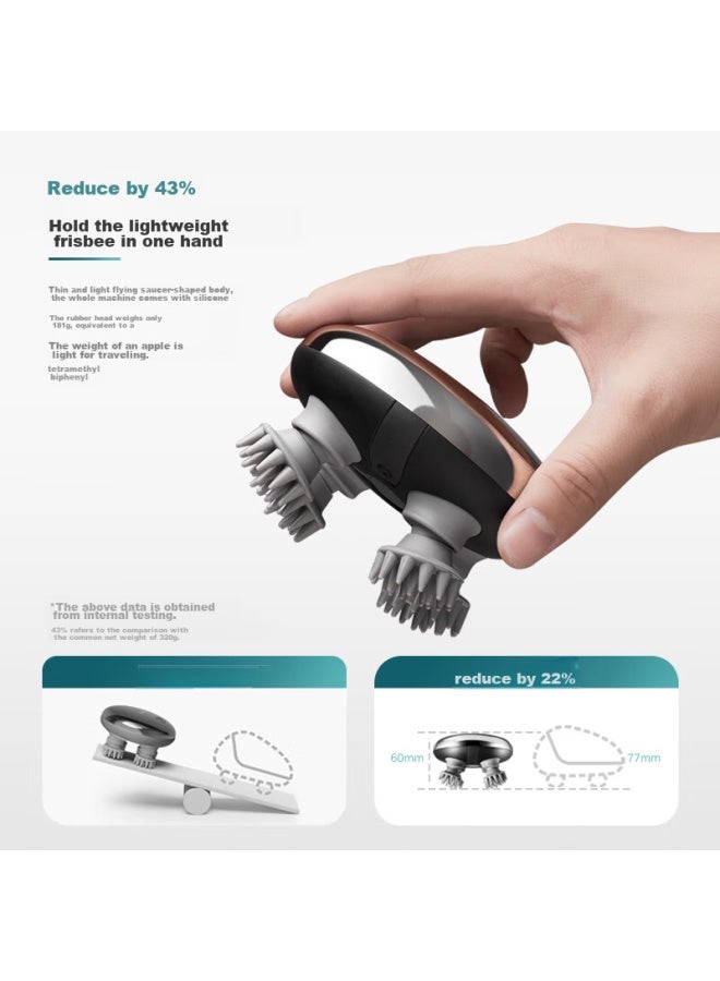 Philips Philips Smart Scalp Massage Comb, Hair Care And Scalp Nourishing Head Massager, Waterproof Shower Massage Claw, Birthday And Holiday Gift For Elders, Boyfriends, Girlfriends, 3101h Gray  - Image 4