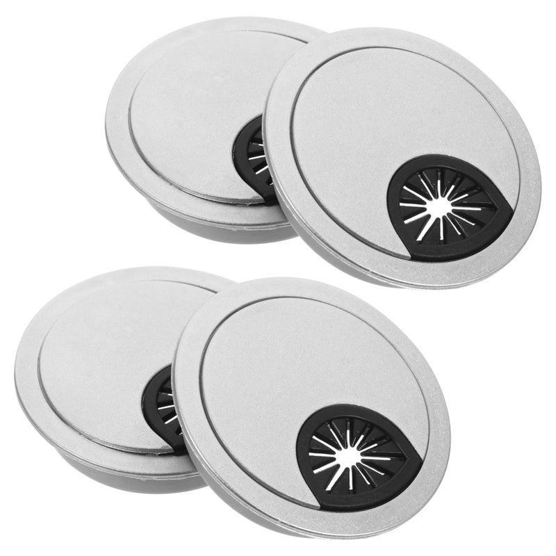 20 Pack Round Cable Grommet Hole Plugs Cord Management Cover For Desk Office Home - Image 2