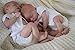 iCradle Reborn Baby Dolls Silicone Full Body 18 Inch Twins Newborn Baby Girls Alive Dolls Real Life Baby Dolls Cute Face with Outfit Accessories for Age 3 - Image 4