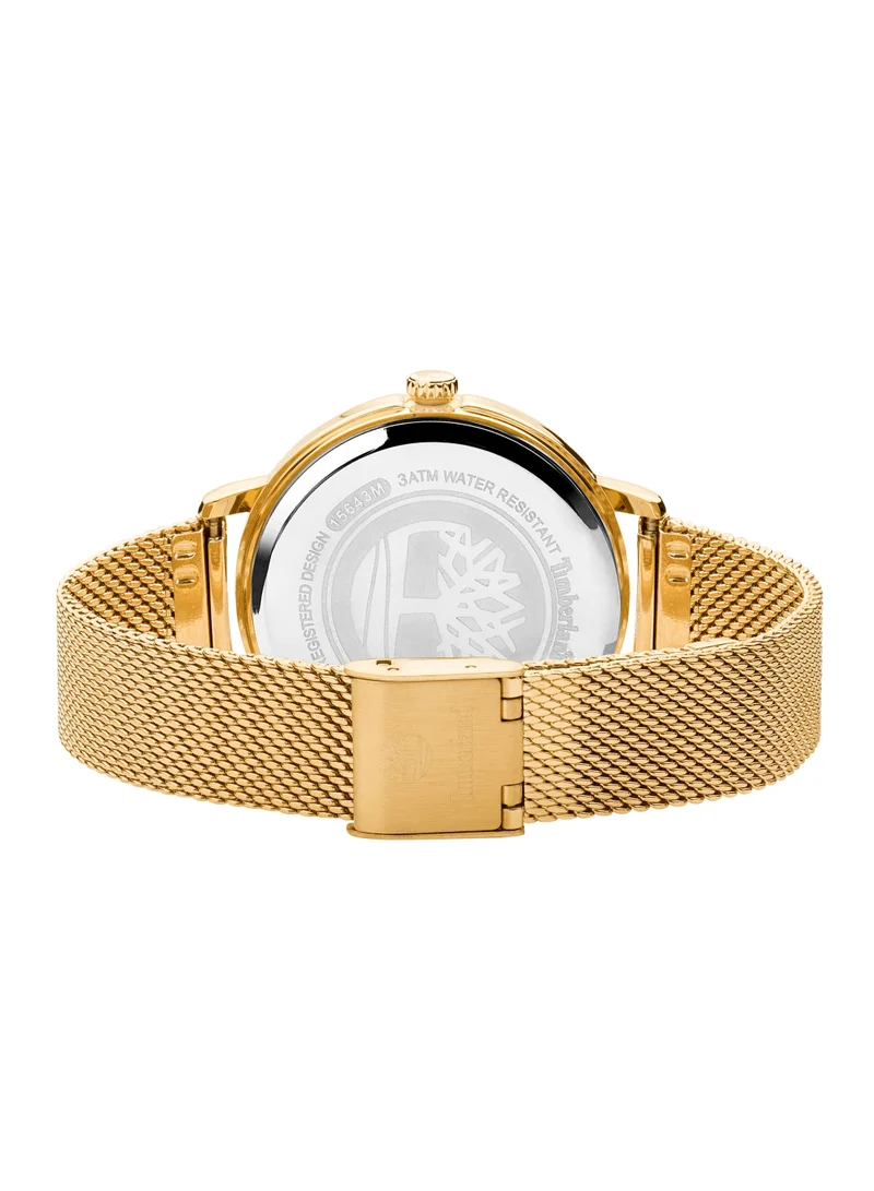 تمبرلاند Kittery White Dial with Gold Mesh Bracelet Watch For Women