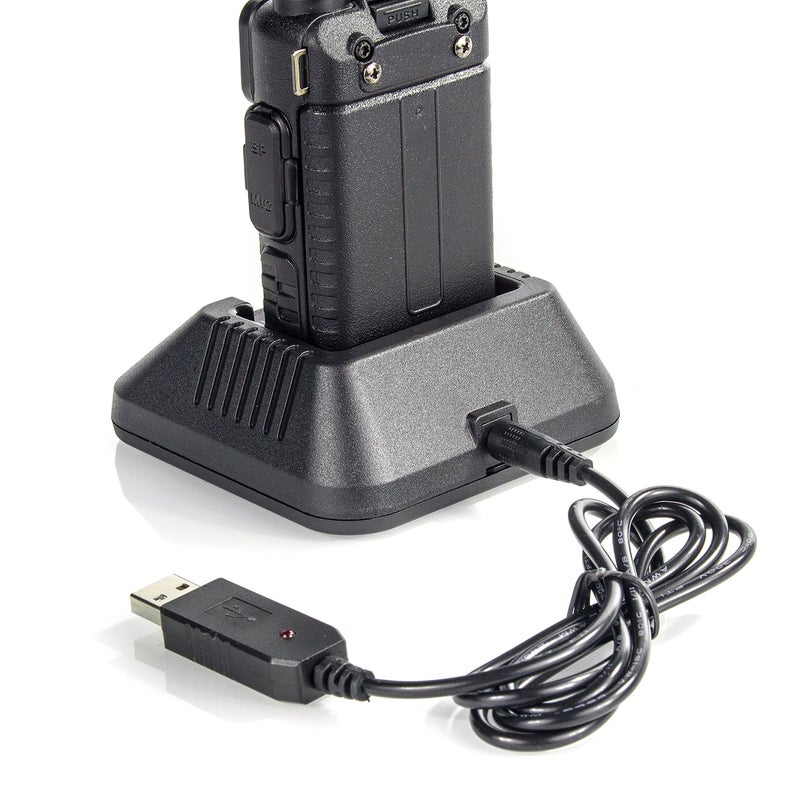 BTECH BTECH USB Smart Charger (9-10.8V) Transformer Cable for BaoFeng, BTECH BF-F8HP, UV-82HP, UV-5R, UV-5X3 (CH-5, CH-8, etc. charger base compatible)  - Image 2
