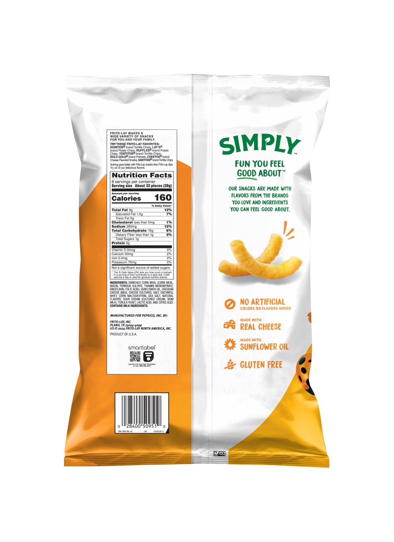 Cheetos Simply Delicious White Cheddar Cheese Puffs - Image 4