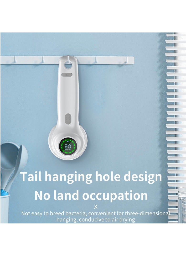 عام وعاء غسيل الأطباق المنزلي الجديد للمطبخ المحمول وفرشاة الحمام، فرشاة تنظيف كهربائية متعددة الوظائف - Image 5