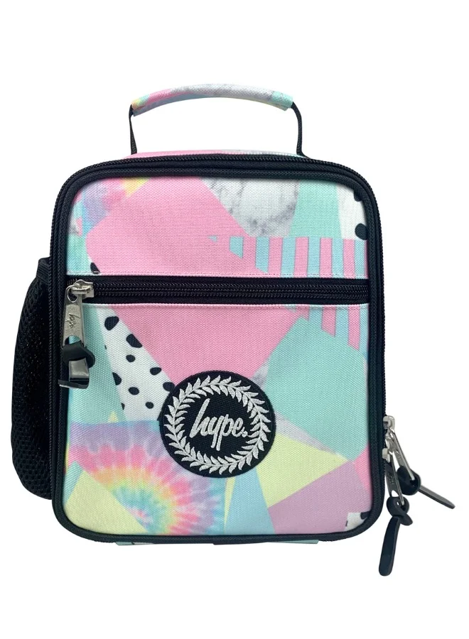 JUST HYPE Insulated Lunch Bag - Pastel Collage