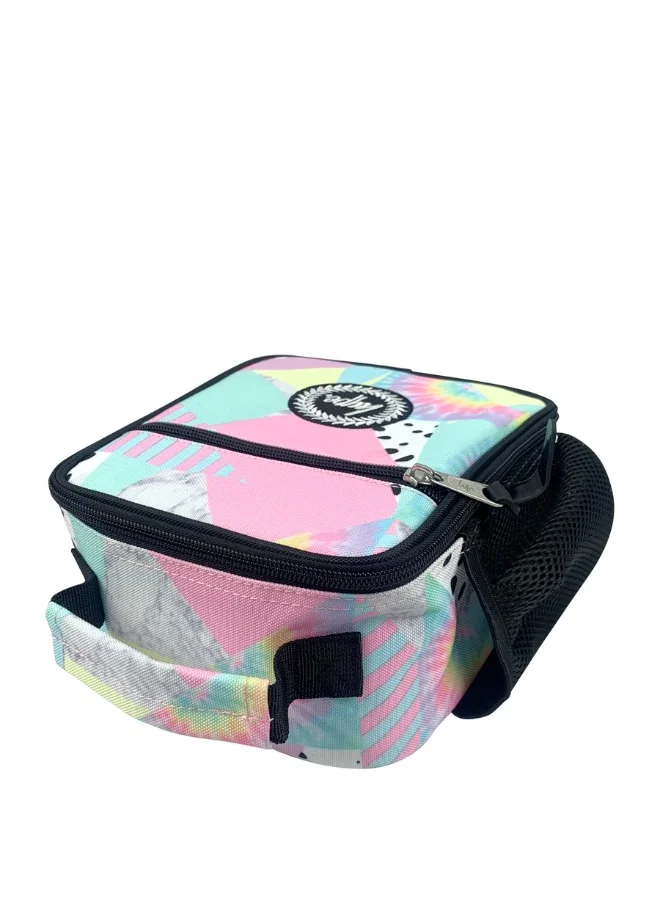 JUST HYPE Insulated Lunch Bag - Pastel Collage