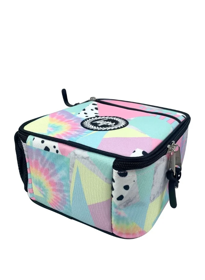 JUST HYPE Insulated Lunch Bag - Pastel Collage