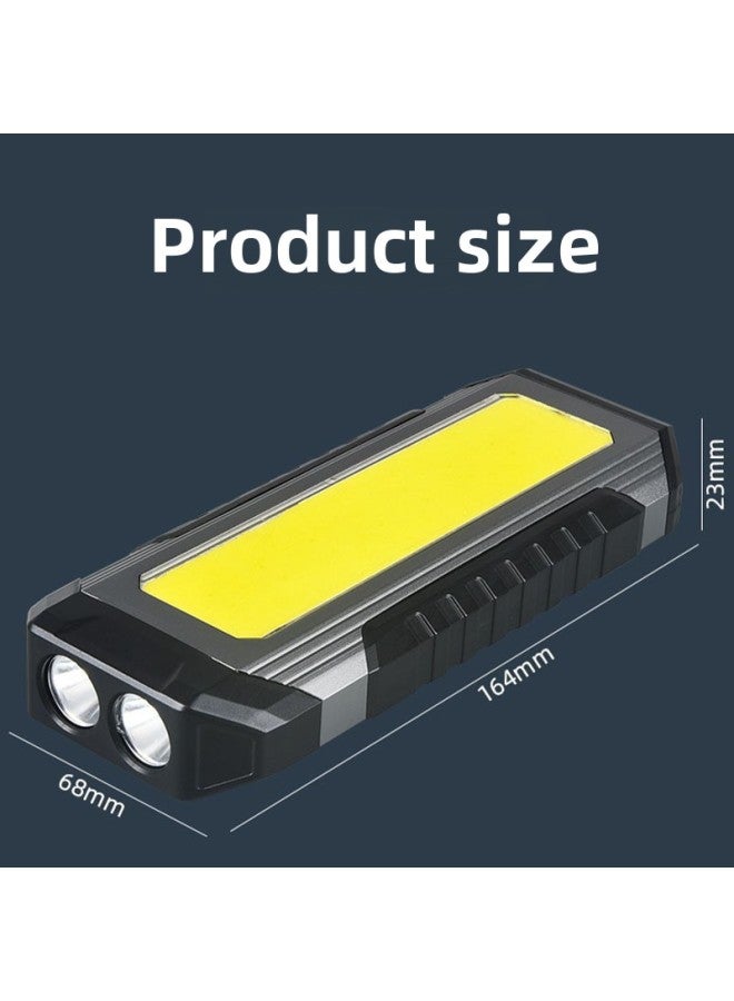 Loquat LED Work Light Auto Repair Light USB Charging Maintenance Light With Magnet Multifunctional COB Flashlight-Power:586 Magnetic Long Style → Work Light - Image 4