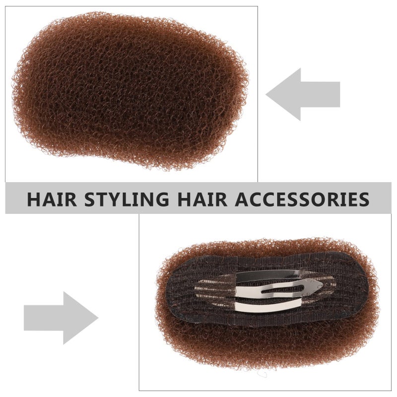 Beaupretty 3pcs Volume Bump Up Hair Sponge Inserts and Puff Cushion Clips - Hair Styling Tools for Women Girls - Image 4