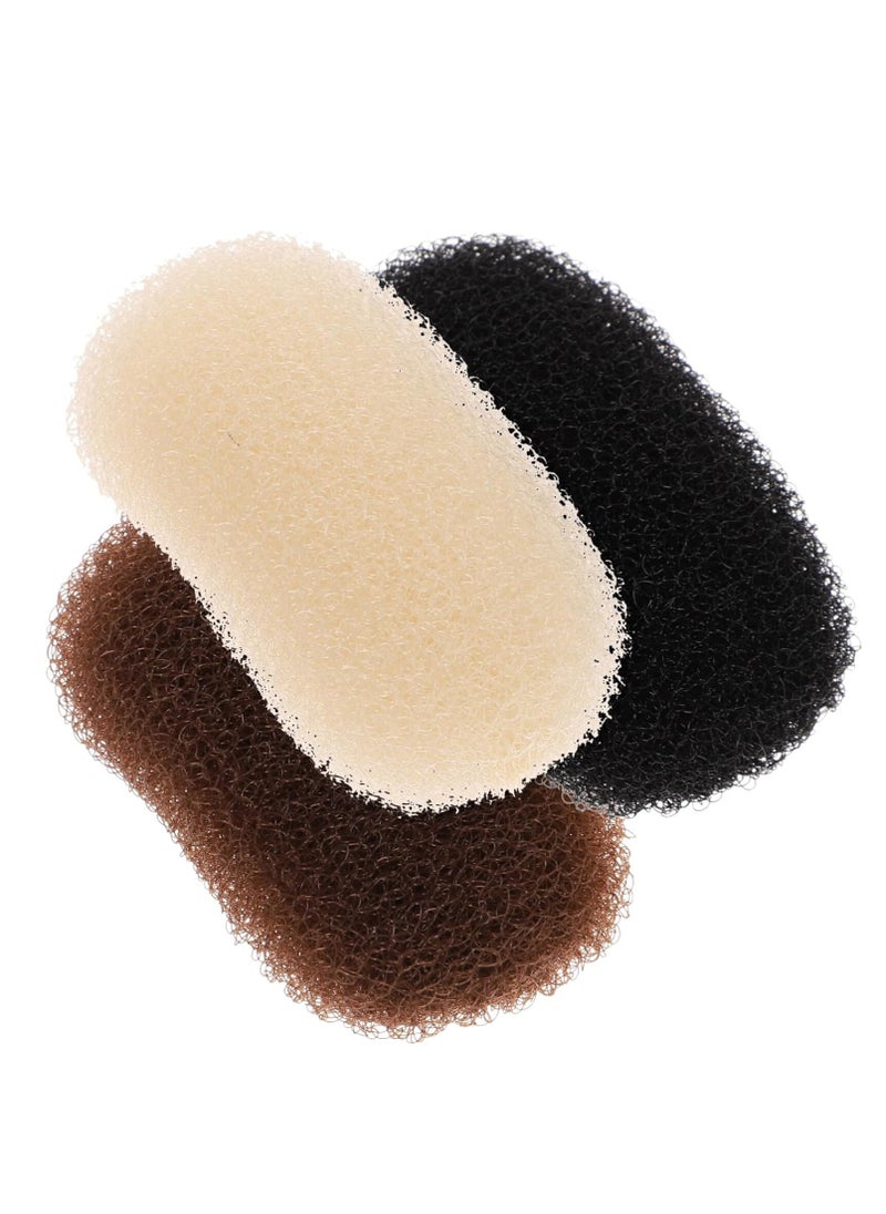 Beaupretty - Beaupretty 3pcs Volume Bump Up Hair Sponge Inserts and Puff Cushion Clips - Hair Styling Tools for Women Girls - Image 1